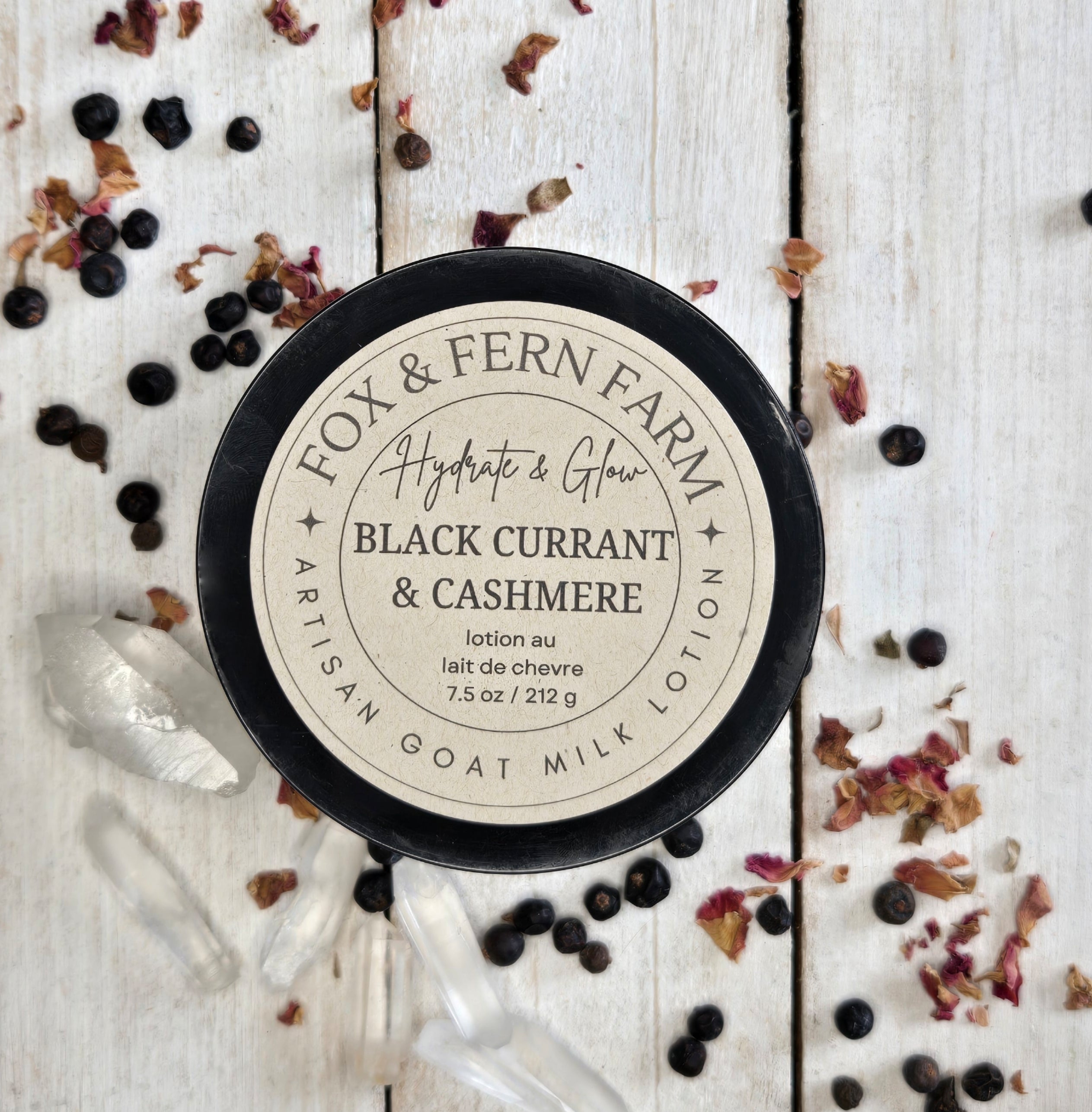 Black Currant & Cashmere Goat Milk Lotion